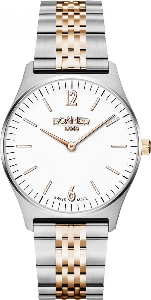 Montre Quartz Femme Roamer 650815413550 en Acier Inoxydable Argenté