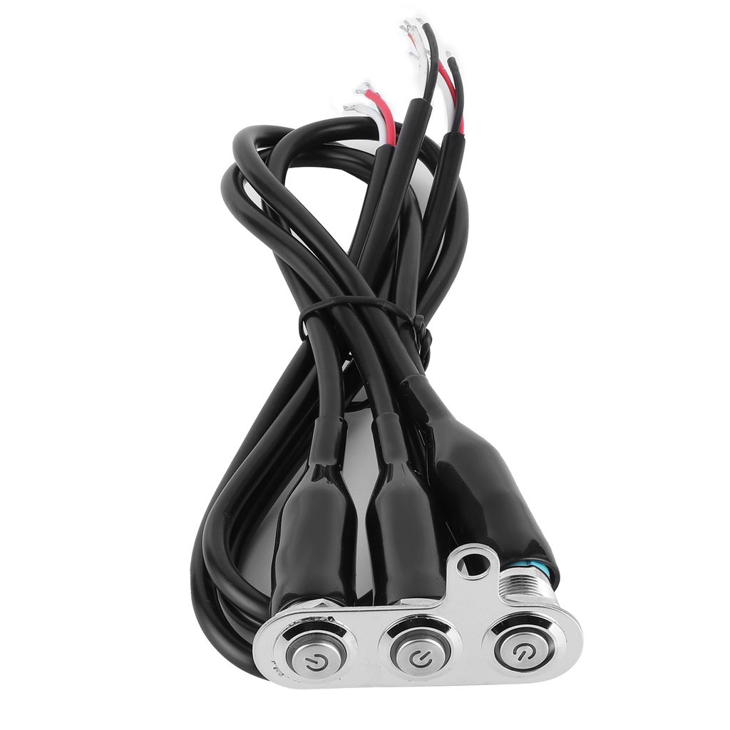 Motorrad-Lenkerschalter,Lenkerschalter,Motorrad-Lichtschalter,Nebelscheinwerfer-Schalterknopf,Motorrad-Lichtsteuerung,Scheinwerfer-Schalter