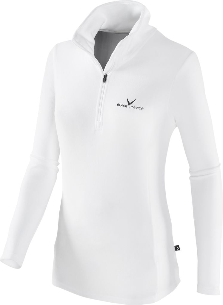 BLACK CREVICE - Damen Fleece Pullover > 170g/m2 > Microfleece | Farbe: Weiß | Größe: 40