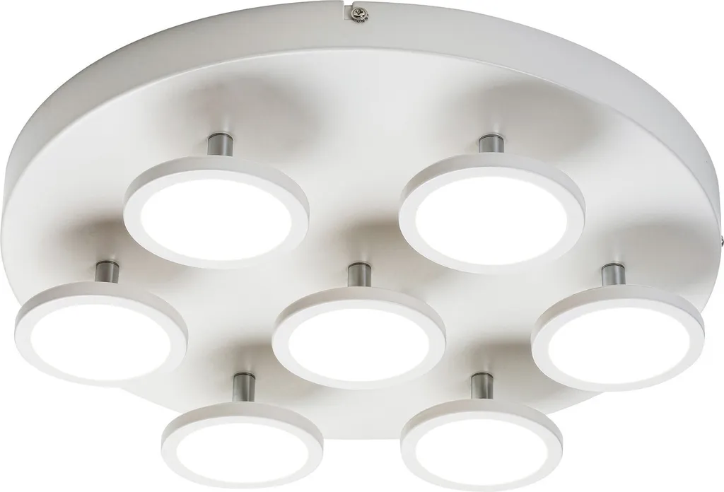 Plafonnier LED 7x 6W Blanc Mat Elsa Rabalux 2715 pour Salon Moderne