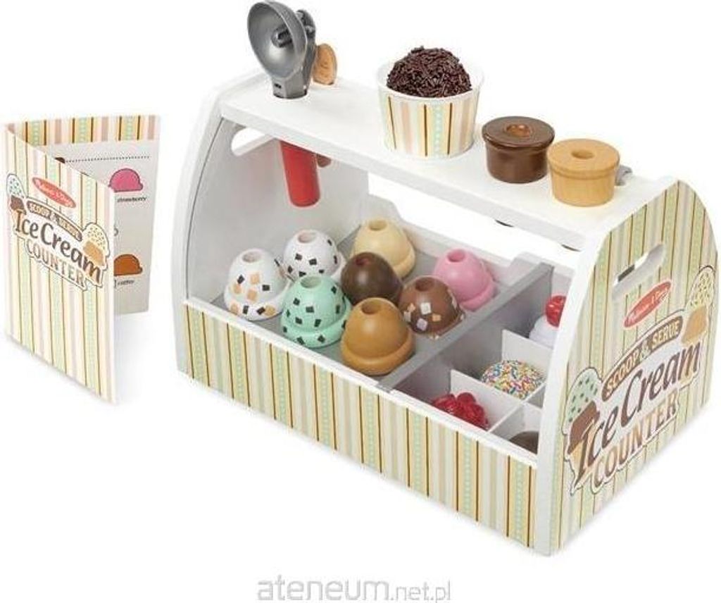 Melissa & Doug Duża drewniana Lodziarnia dla dzieci Obrázek produktu 