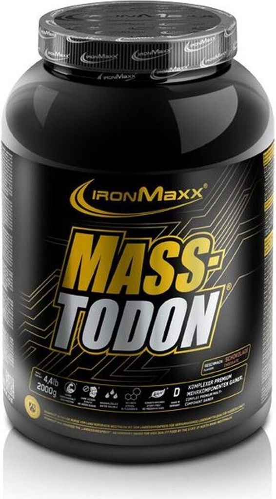 IronMaxx Masstodon - 2 Kg-Dose Schokolade