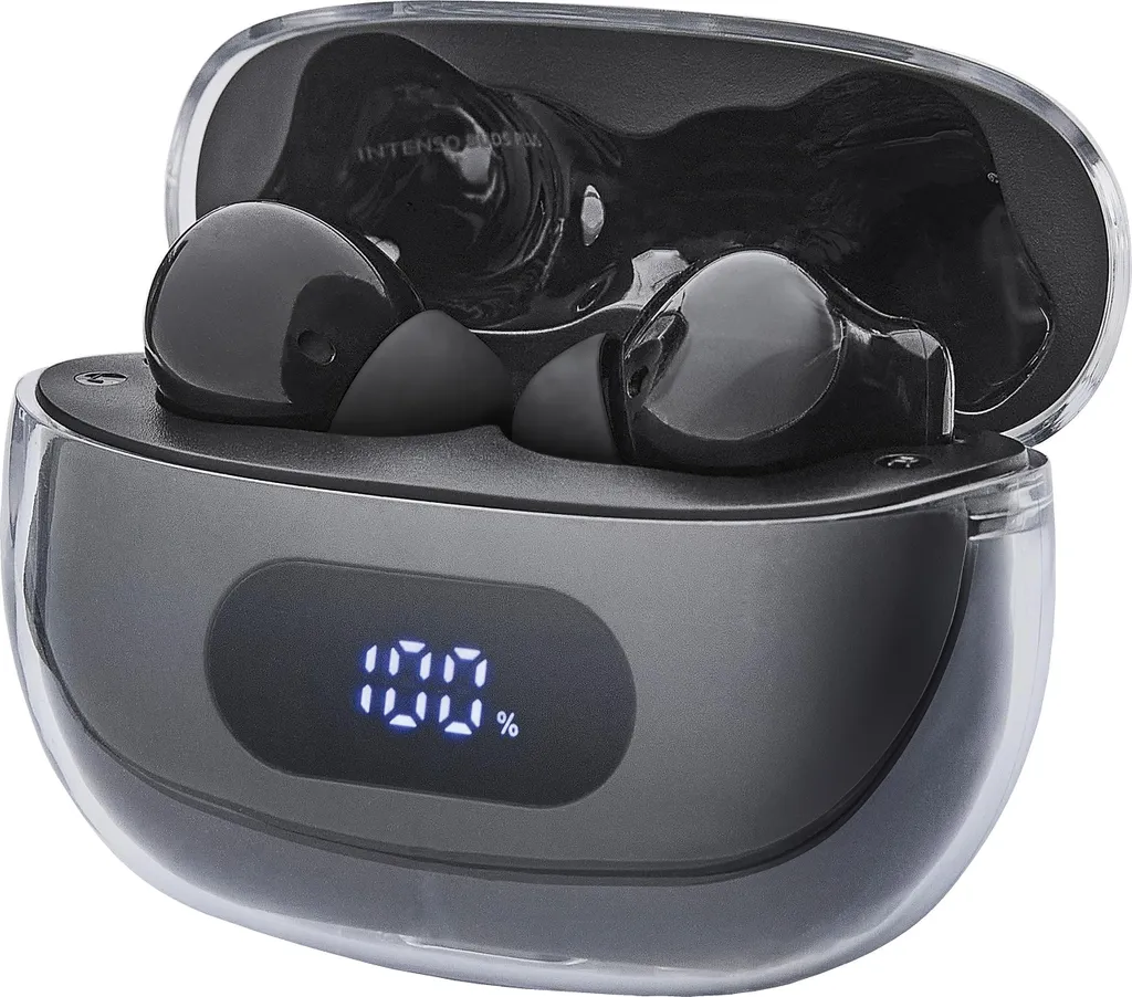 Écouteurs Bluetooth Intenso T310AE pour appels et musique avec étui