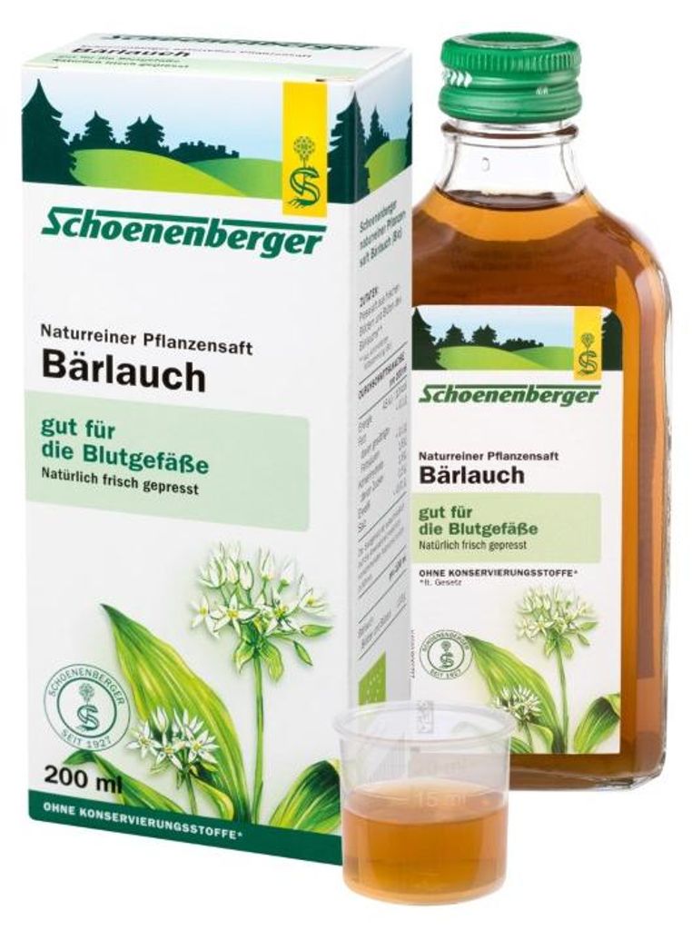 Schoenenberger Succo di aglio selvatico naturale puro 200 Immagine del prodotto 