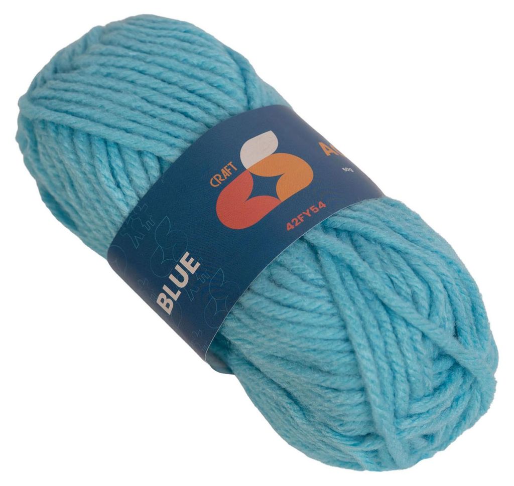 Colorations – Acrylgarn 4 mm – 50 g – Hellblau