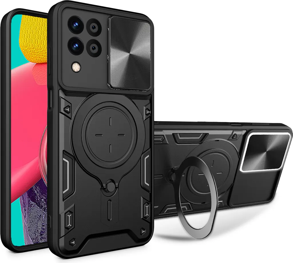 Migliore Custodia Samsung M33 5G: Rugged Cover con Stand Anello