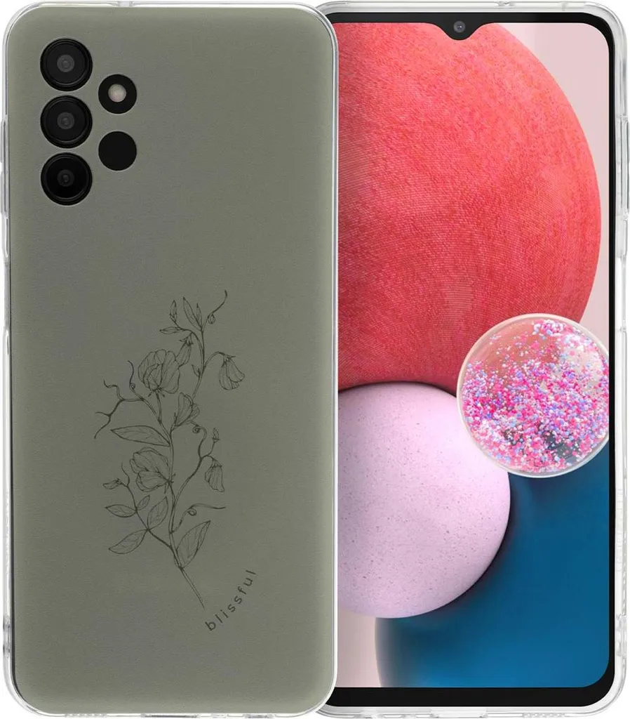 Offerta Cover Samsung A13 4G imoshion Design Floral Green - Prezzo Top