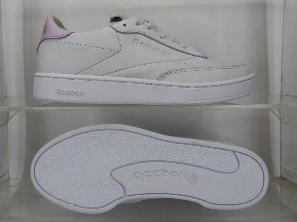 POWERSLIDE Ux.-Lifestyle-Schuh Reebok Club C Clean WEISS WEISS 6