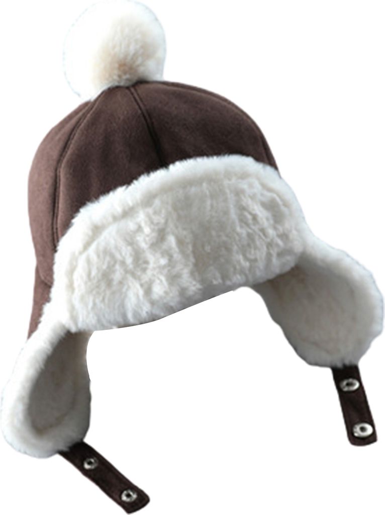 Outdoor Winter Herbst Warm Baby Jungen Mädchen Kinder Gehörschutz Mütze Beanie Hut