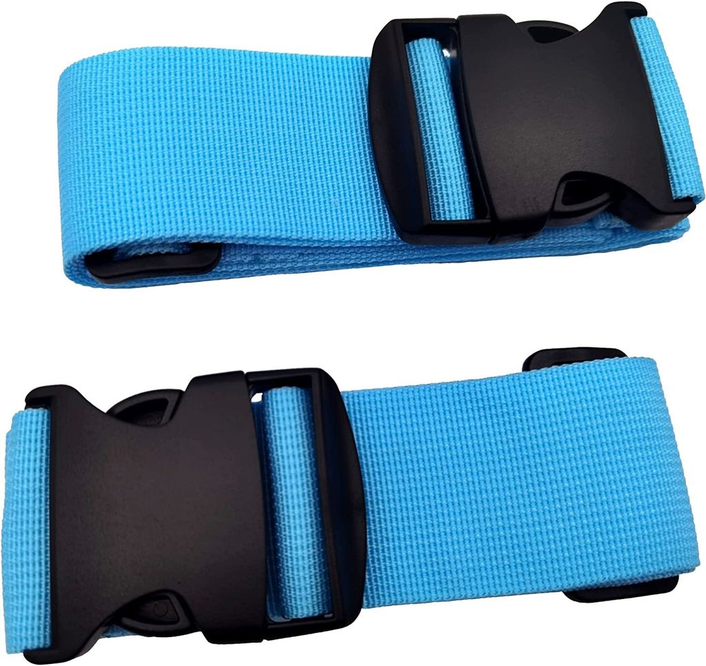 2-Stück Gepäckgurt Koffergurt Gepäcktasche Packriemen Kofferband Lang kofferbänder Luggage Strap für Koffer