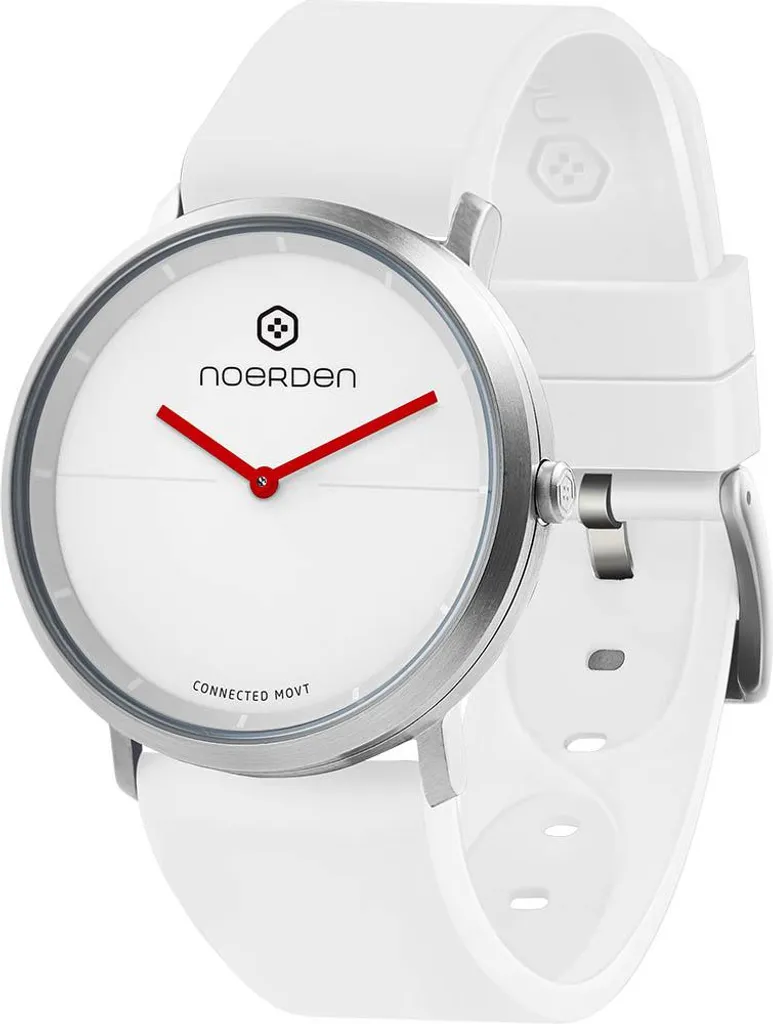 NOERDEN LIFE2 Montre Connectée Hybride Blanche NRDNLIFE2SILWHT Stylée