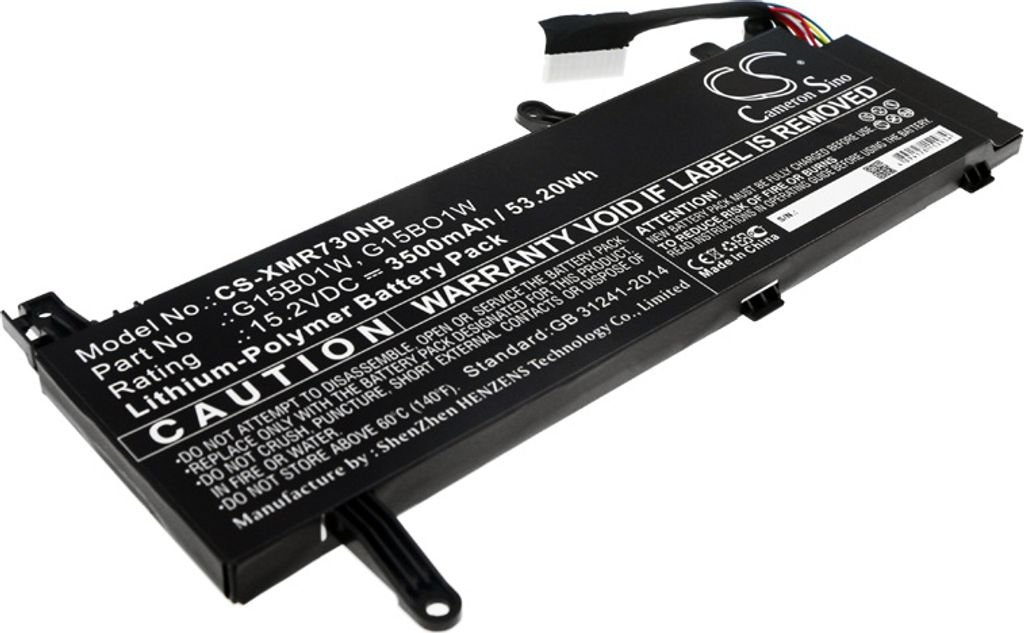 TECHTEK Laptop Akkus Kompatibel mit [Xiaomi] 171502-AD, 171502-AI, 171502-AK, 171502-AM, 171502-AN, 171502-AO, Gaming Laptop 7300HQ 1050Ti, Gaming La