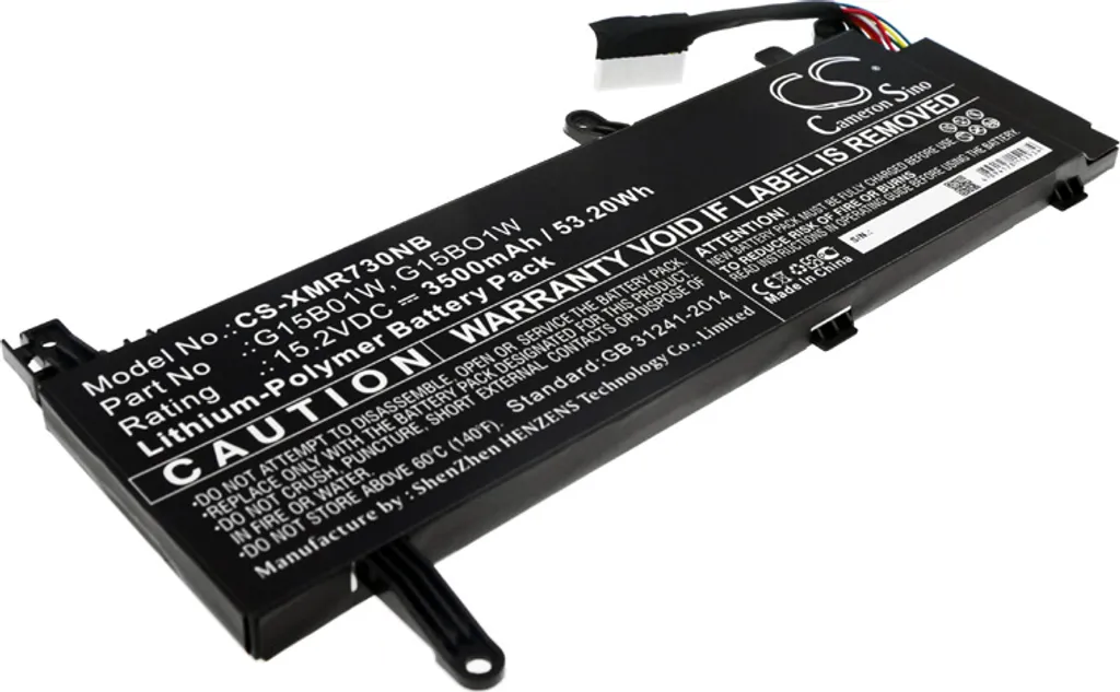 Batterie Haute Capacité 55Wh pour Xiaomi Gaming Laptop 171502-AD 171502-AK