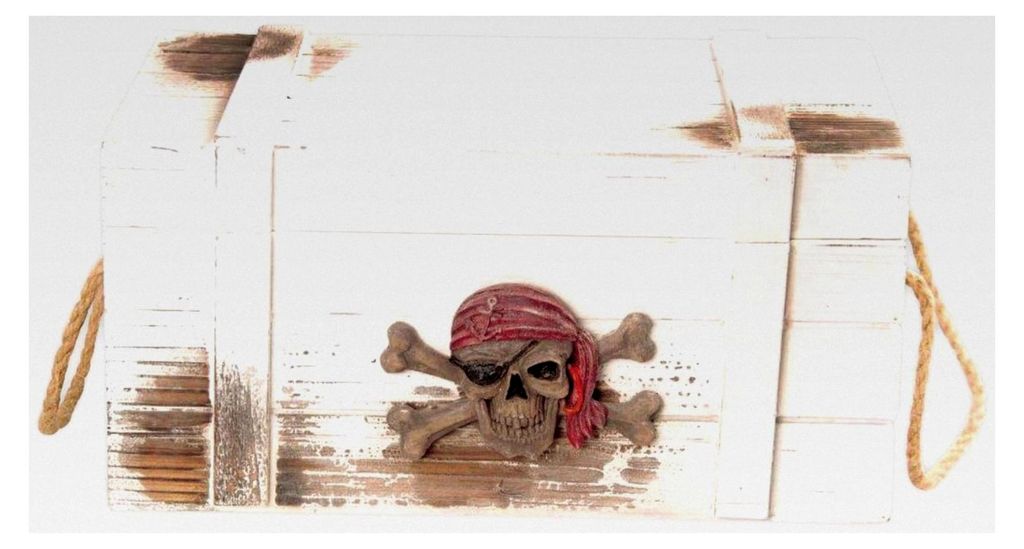 Piratenkiste in 3 Größen (30x18,5x14,5)