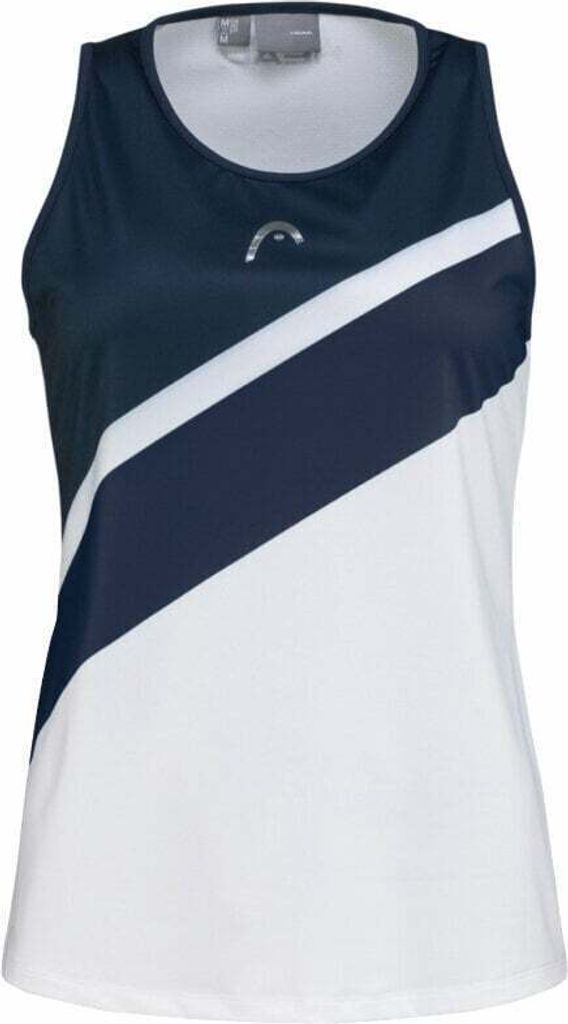 Head Performance Tank Top Women White/Print L Tennis-Shirt