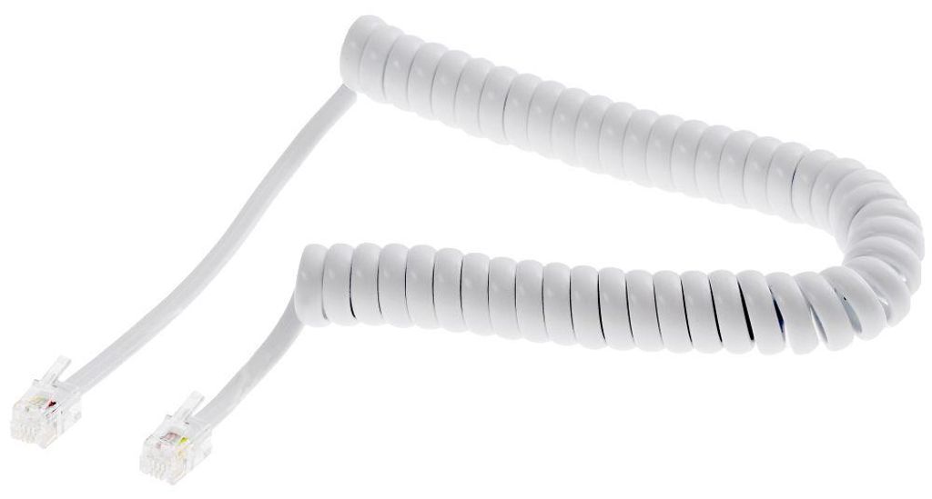 Helos 014109 Câble spiralé pour écouteur Câble téléphonique Image du produit 