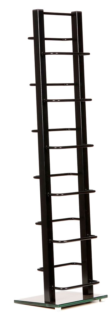 DESIGNOVÝ STOJAN NA CD „TOWER“ | černý, 92 cm, kov | pro 85 Obrázek produktu 