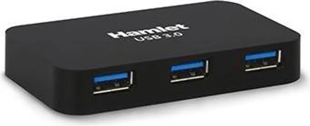 Espansore Porte USB 3.0 Hamlet | 4 Uscite 5Gbps per Lavoro Agile