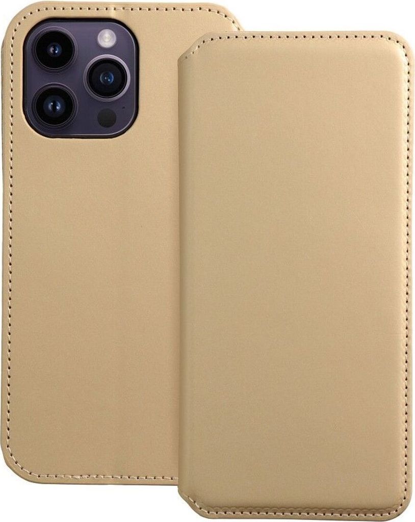 König Design Hülle kompatibel mit Samsung Galaxy A33 5G Kunstleder Handyhülle - Handy Case Gold