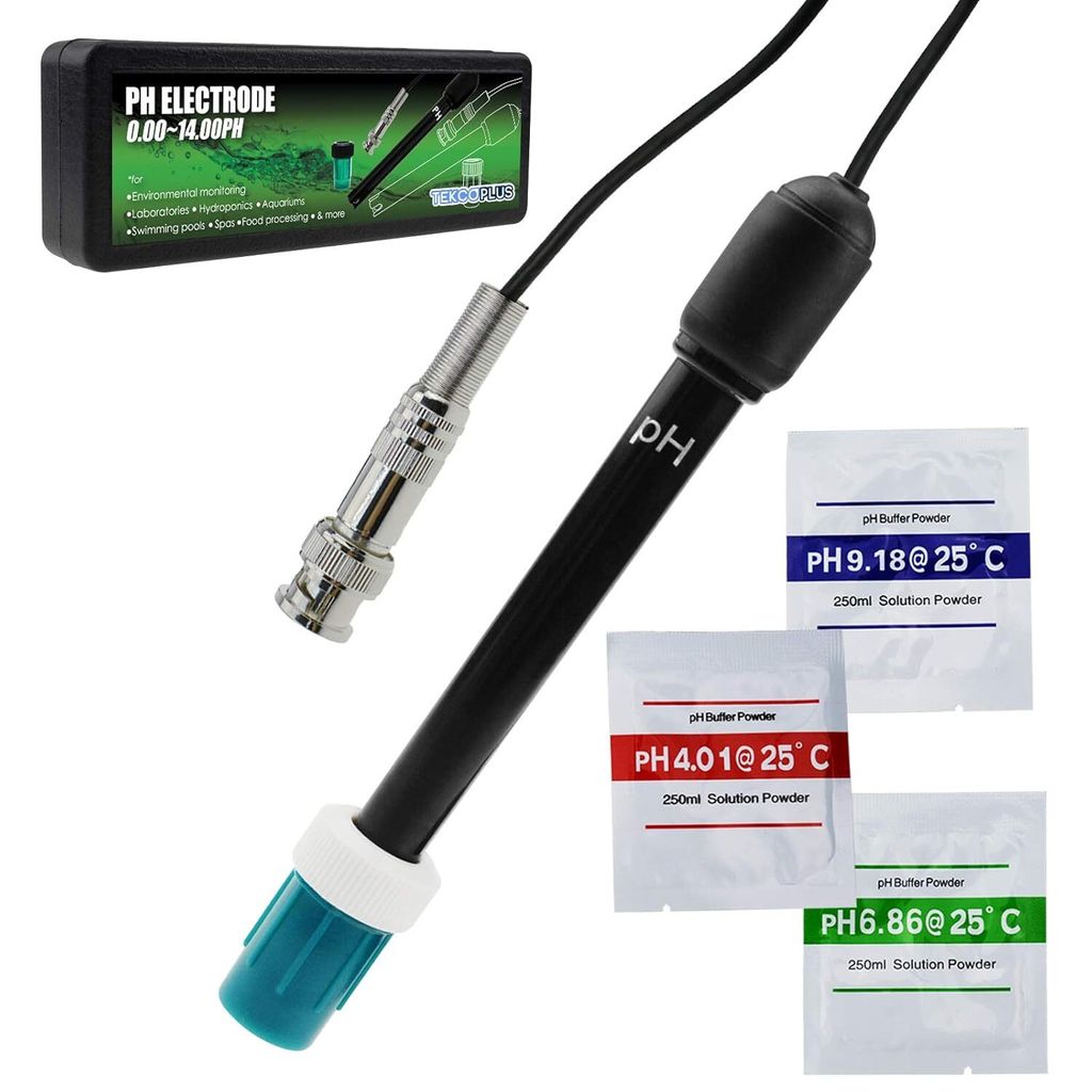 Ph mit Elektrode 300 cm langes Kabel und Bnc-Stecker für pH-Meter-Controller (BNC-pH-Elektrode)