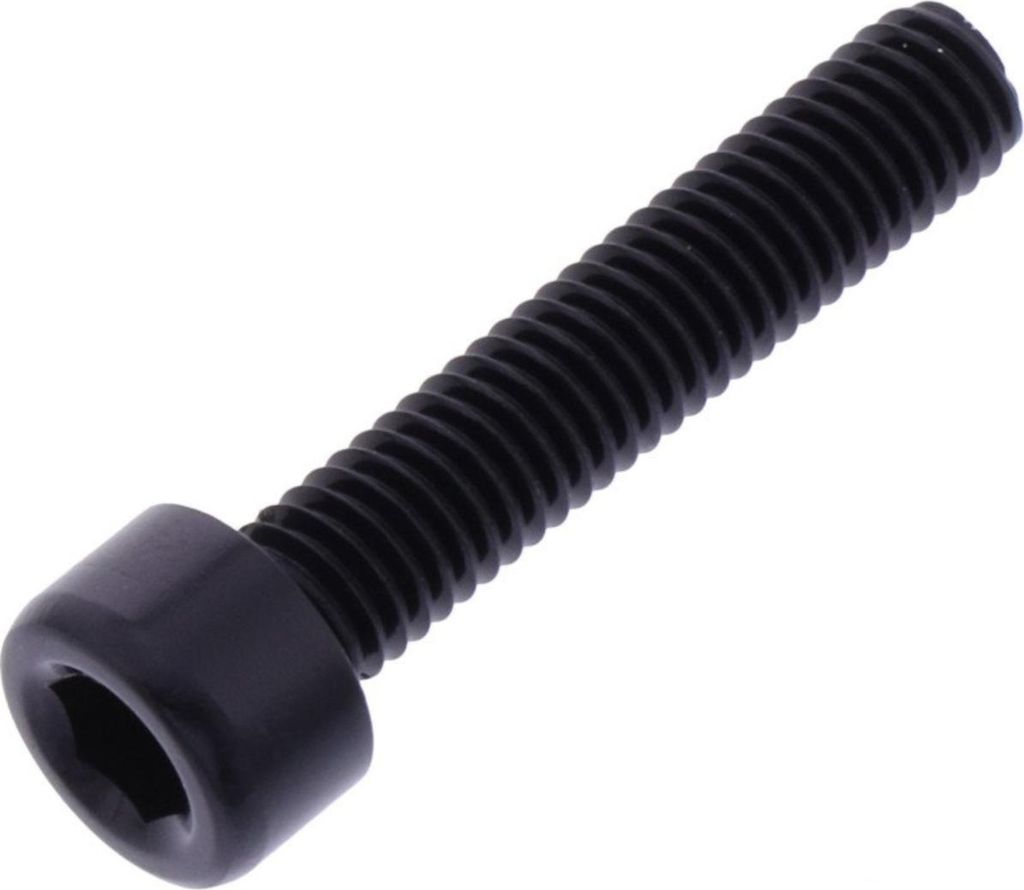 Zylinderschraube JMP Bolt M5x0,8mm 25mm Aluminium schwarz
