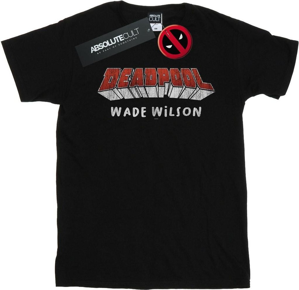 Marvel - "AKA Wade Wilson" T-Shirt für Herren BI22989 (L) (Schwarz)