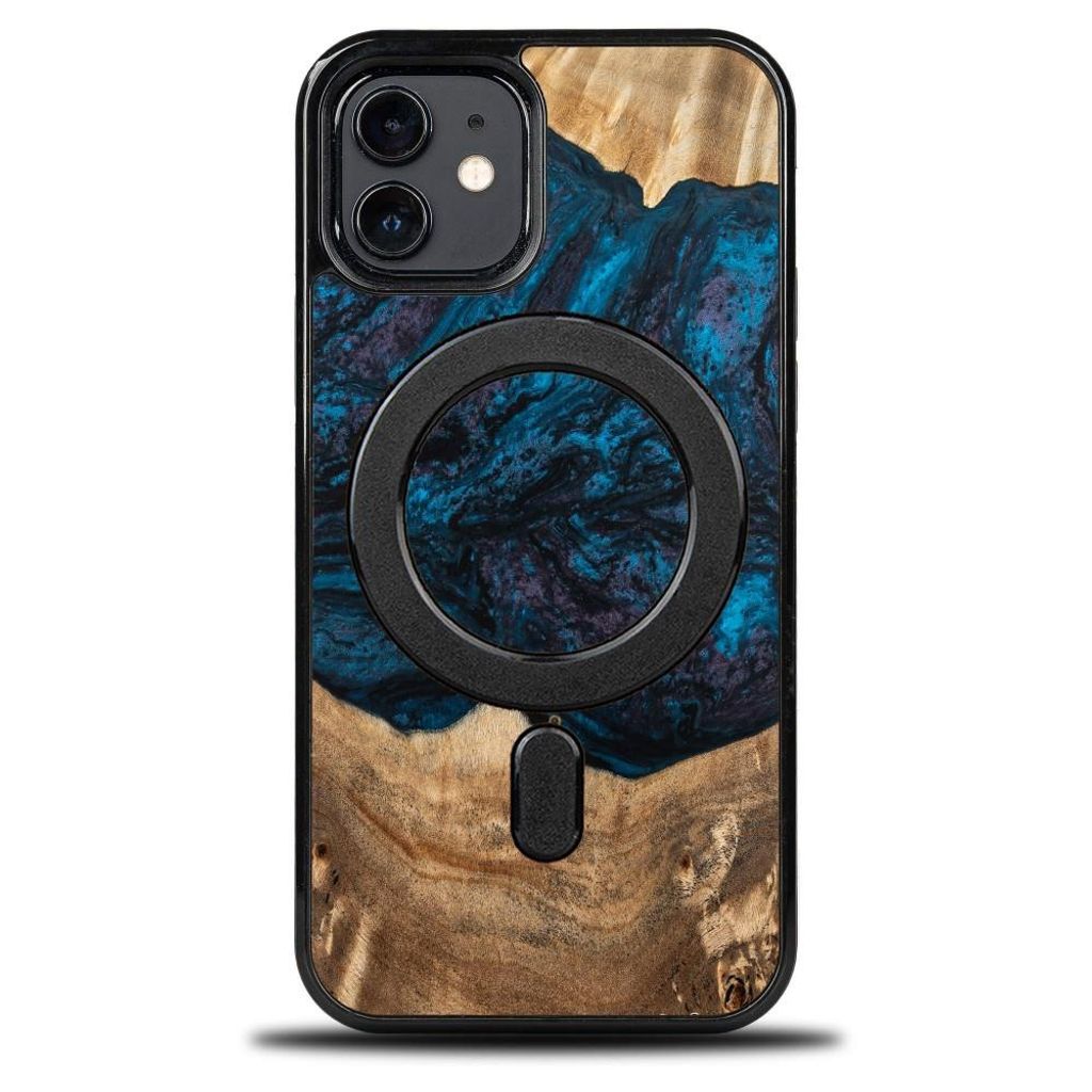 Bewood Einzigartige Hülle für iPhone 12 / 12 Pro - Planeten - Neptun mit MagSafe