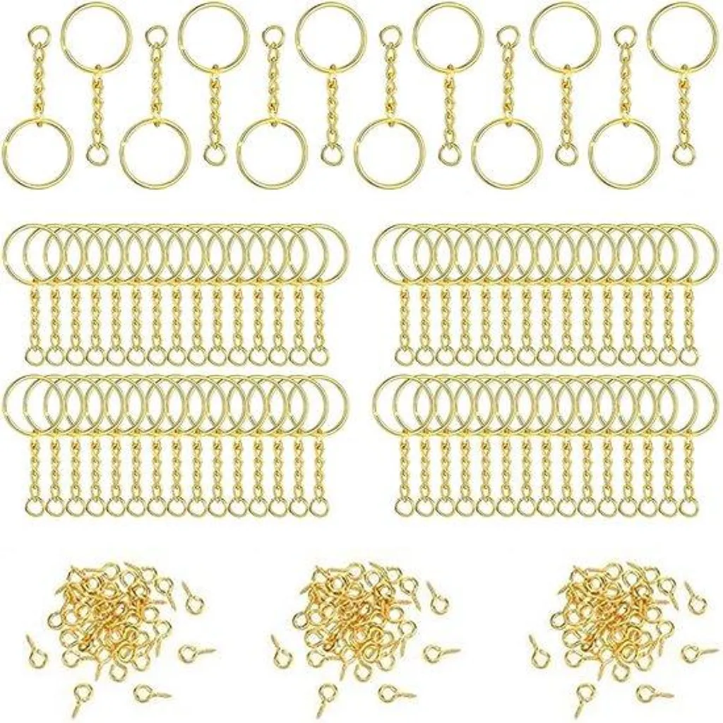 Fournitures porte-clés DIY pour réparer et assembler vos attaches sans pinces