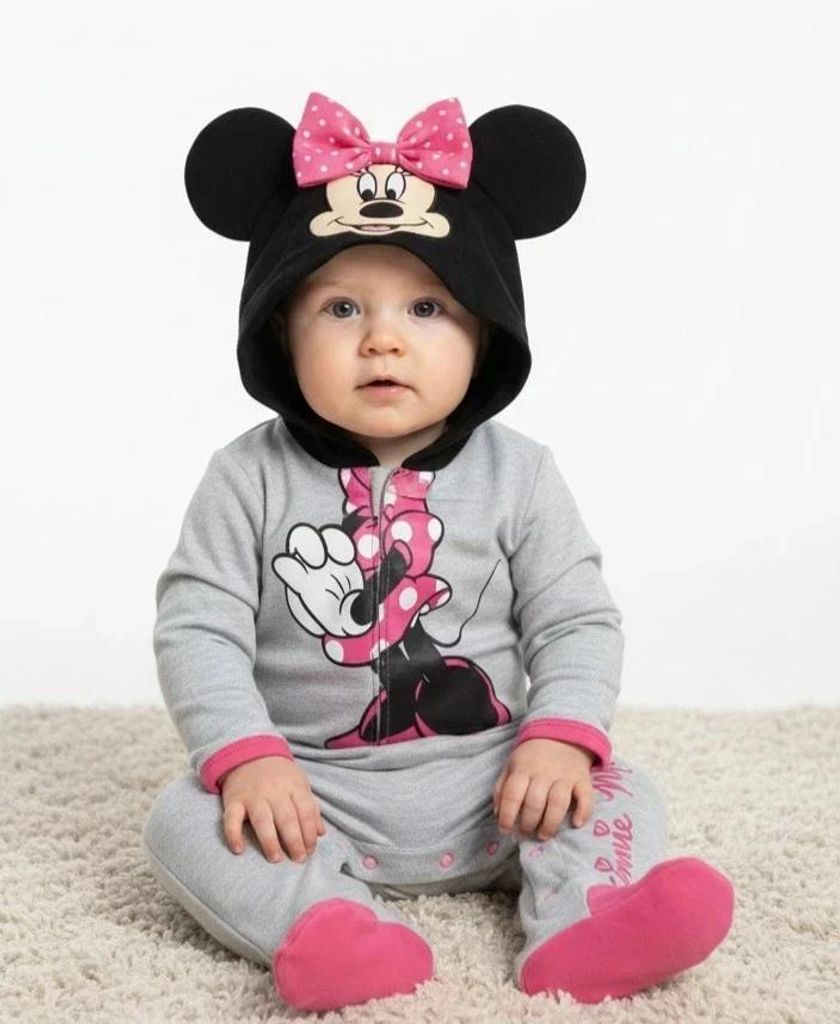 Disney Minnie Mouse Gr. 62 68  Strampler Baby Overall Produktbild 