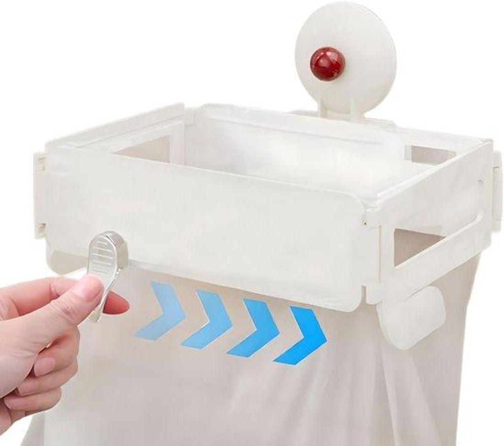 Afwalbehälterhalter - Standard - 18.2x12.5x5cm - Tragbarer Abfallbehälterhalter - Abfallbehälterhalter für Schränke - Küchenklappbarer Abfall...