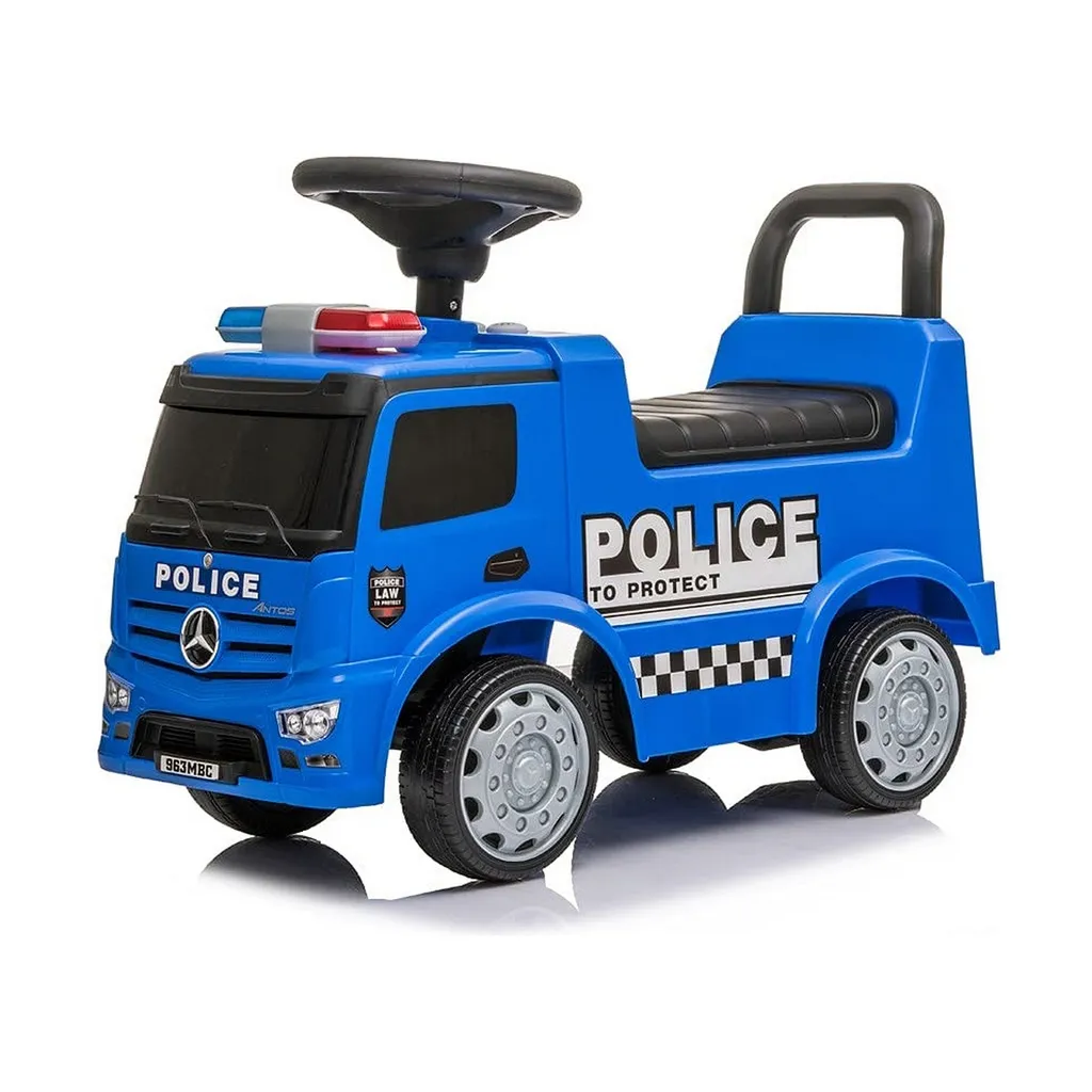 Porteur Mercedes Actros Police Stable et Sécurisé pour Petit 1-3 Ans