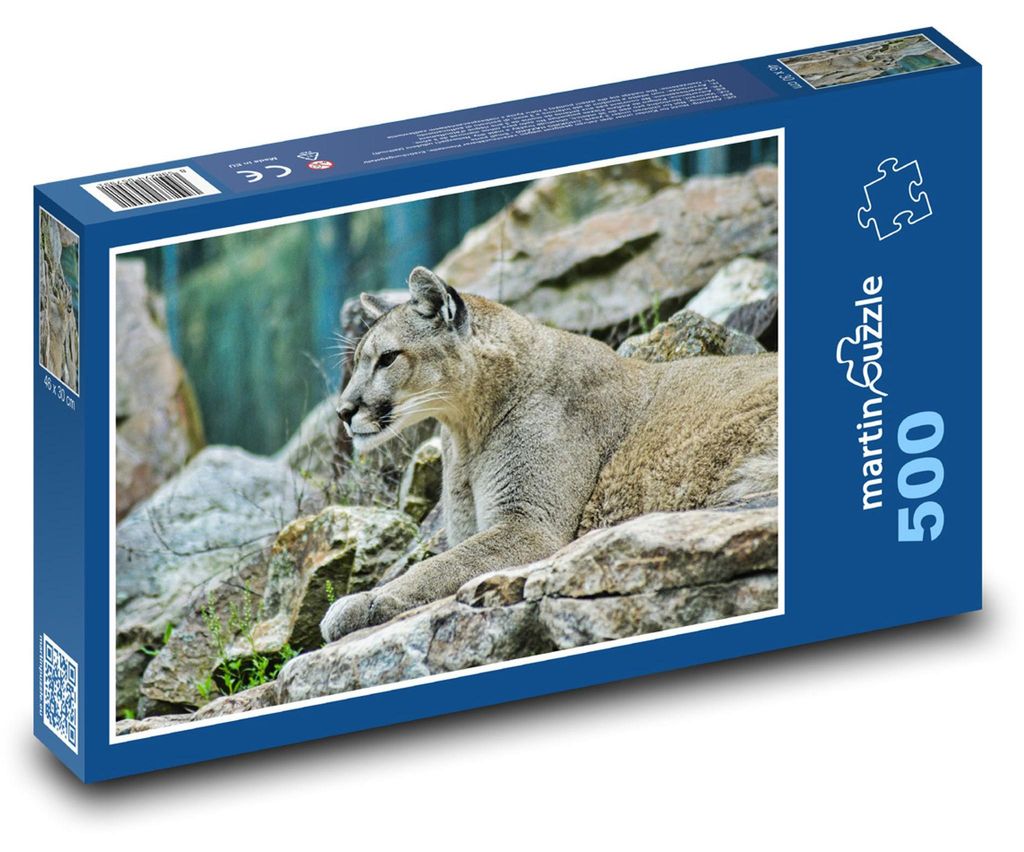 Puzzle 500 Puma in der Wildnis - martinpuzzle Produktbild 