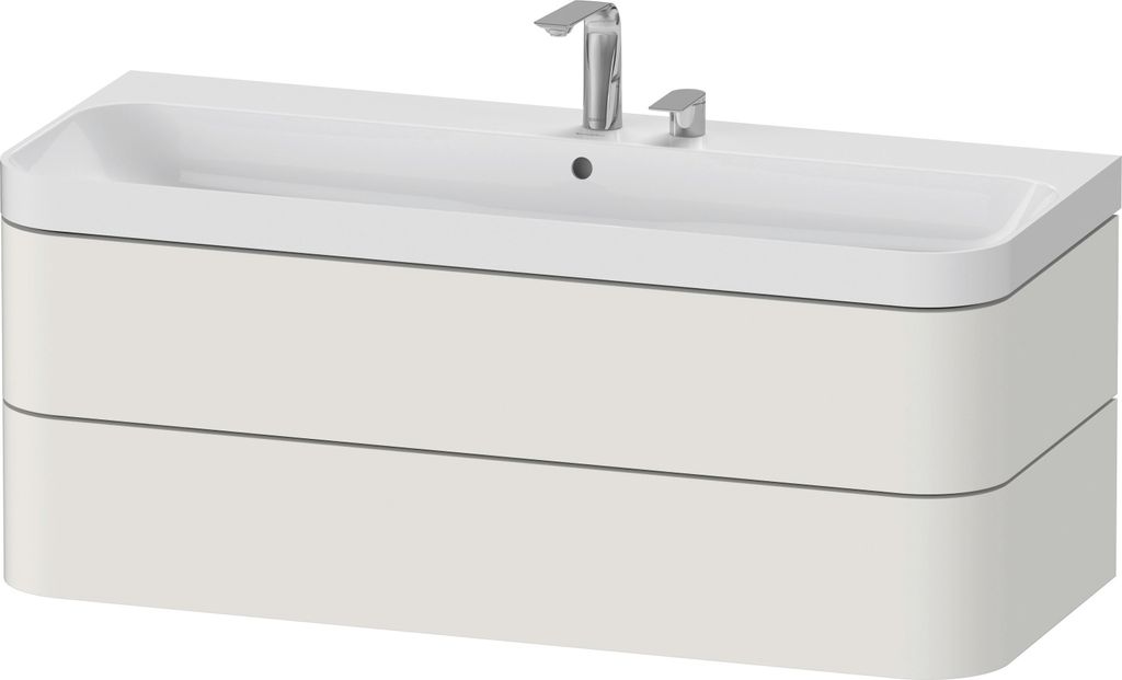 DURAVIT HP4349E39390000 WTU m. Happy D.2 Plus,2 Schk.,2HL Produktbild 