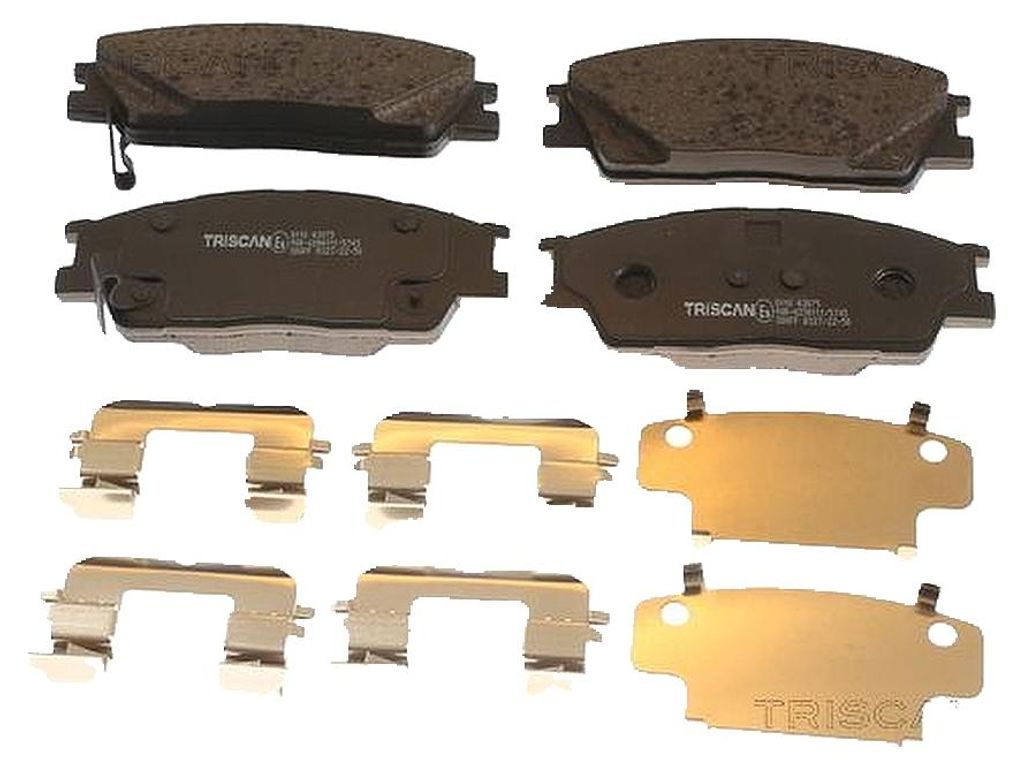 TRISCAN Bremsbelagsatz, Scheibenbremse 8110 43075