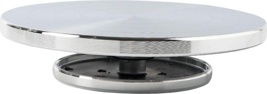 Töpferscheibe, 360° drehbarer Ständer, Drehteller, Metalldrehscheibe für Ton, Keramikmodellierwerkzeug für PE, 20 cm