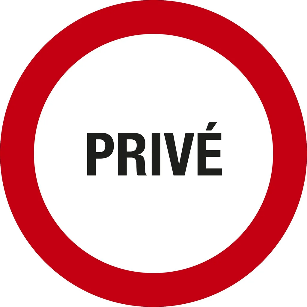Panneau Privé pour Bureau et Commerce Exacompta 67106E - Disque 20 cm