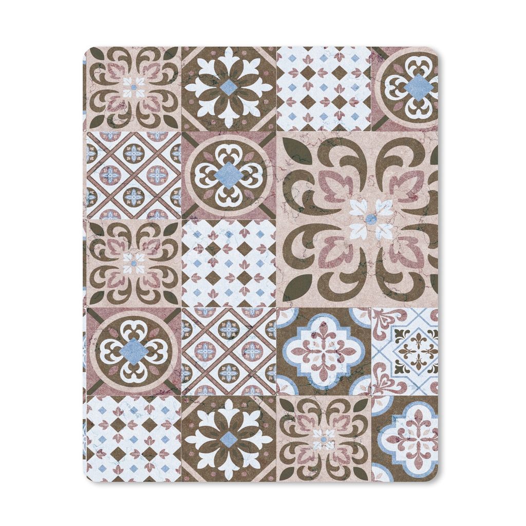 MuchoWow® Mauspad Mousepad Muster - Vintage - Braun - Produktbild 