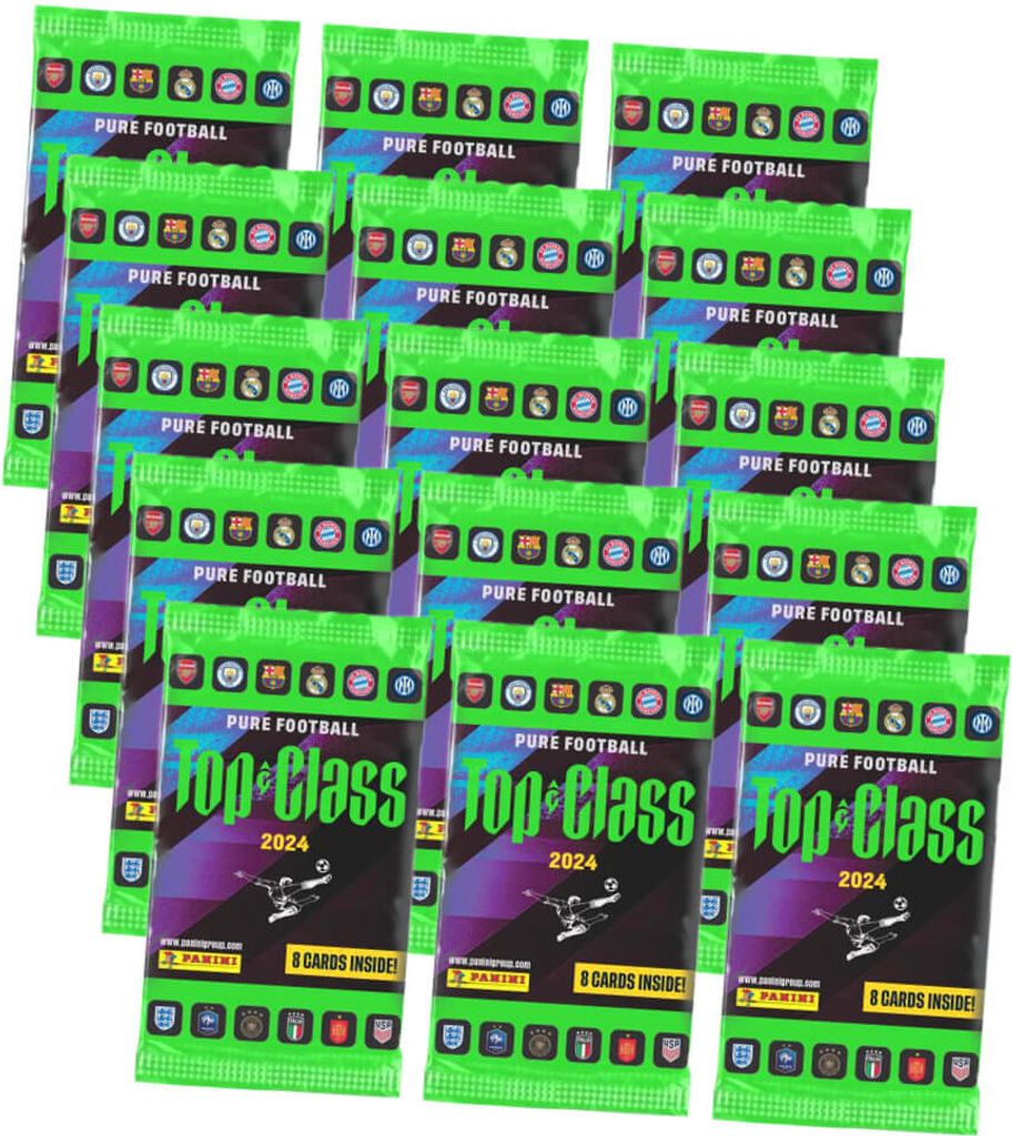 Panini Top Class Karten 2024 - Trading Cards - Sammelkarten - 15 Booster