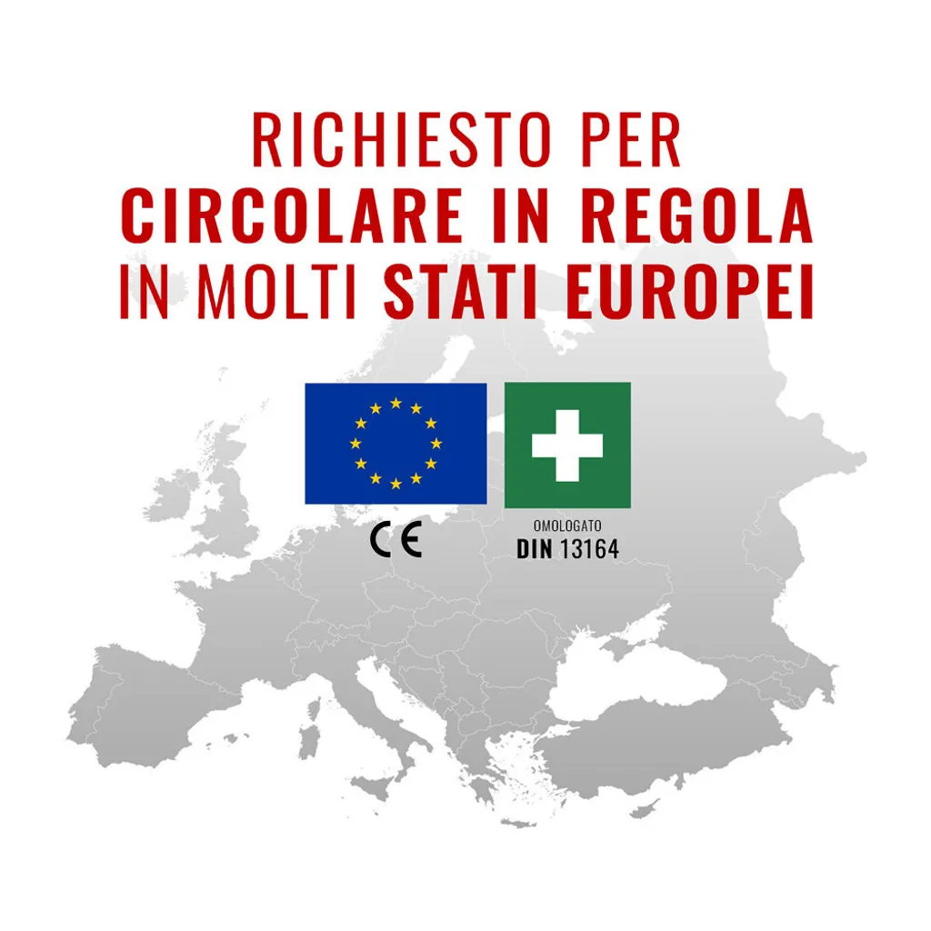 Kit Pronto Soccorso Auto Soft Approvato DIN 13164 - Qualità Certificata - 6