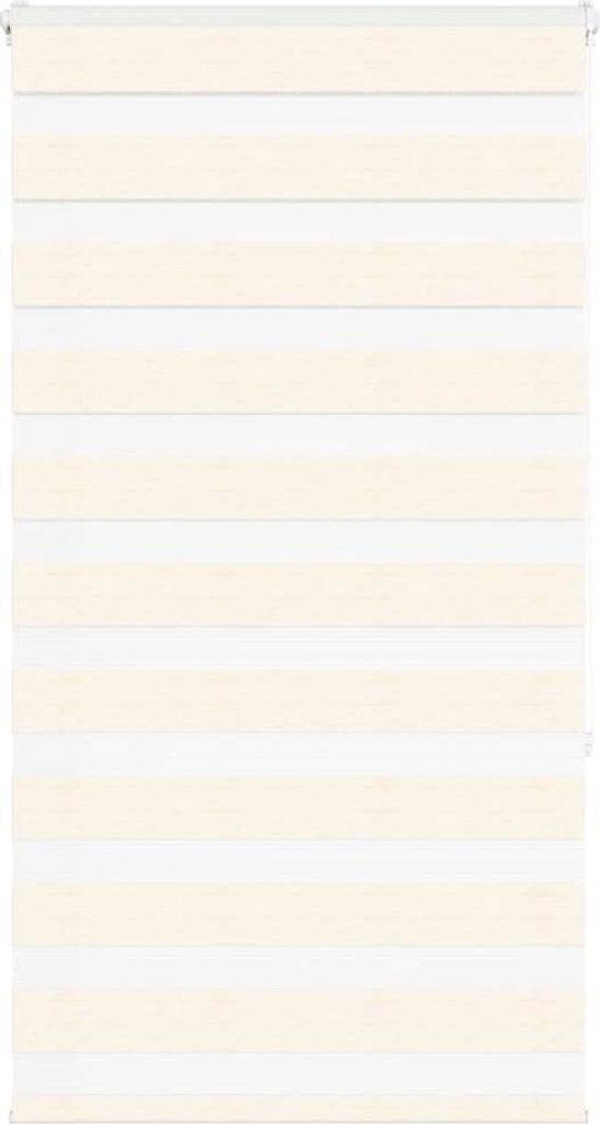 (Robust Möbel)Doppelrollo - elegantes Design - Sichtschutz/Lichtschutz - Marmorbeige 75x150cm Stoffbreite 70,9cm Polyester NEU123276 - Rollos