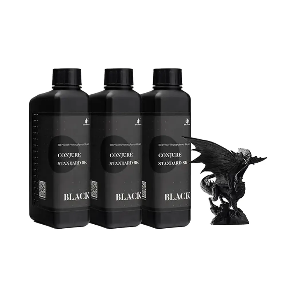 Résine photopolymère liquide noire 3kg pour modélisation 3D et design