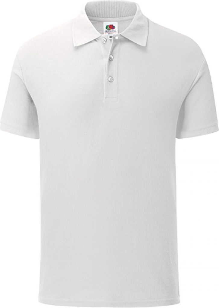 Fruit of the Loom 63-402-0 | 65/35 Piqué Herren Poloshirt - Farbe: White - Größe: 3XL