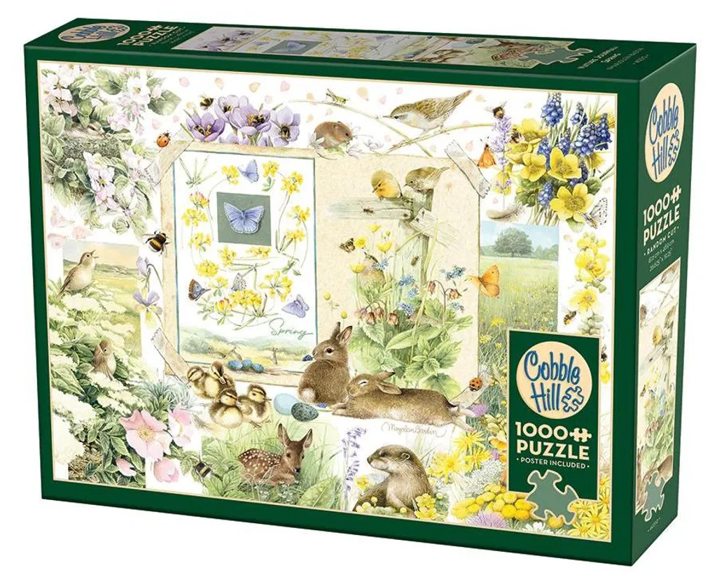 Jeu de Détente Puzzle 1000 Pièces Cahier de Nature Printemps Coloré