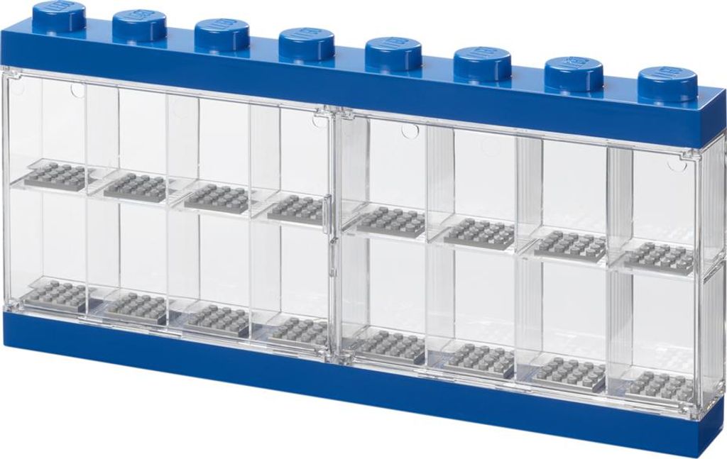 LEGO Minifiguren-Schaukasten DISPLAY CASE 16 blau Produktbild 