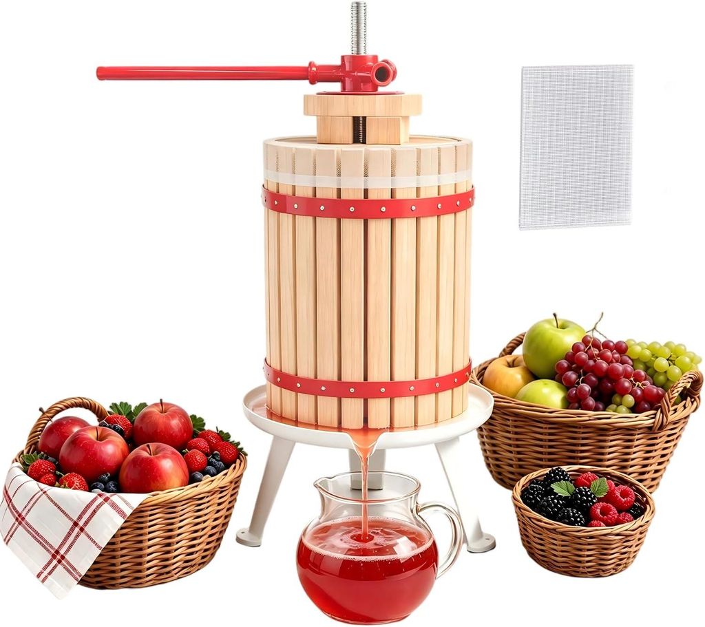 ROSEJANE Obstpresse 6 L, manuelle Saftpresse mit Produktbild 