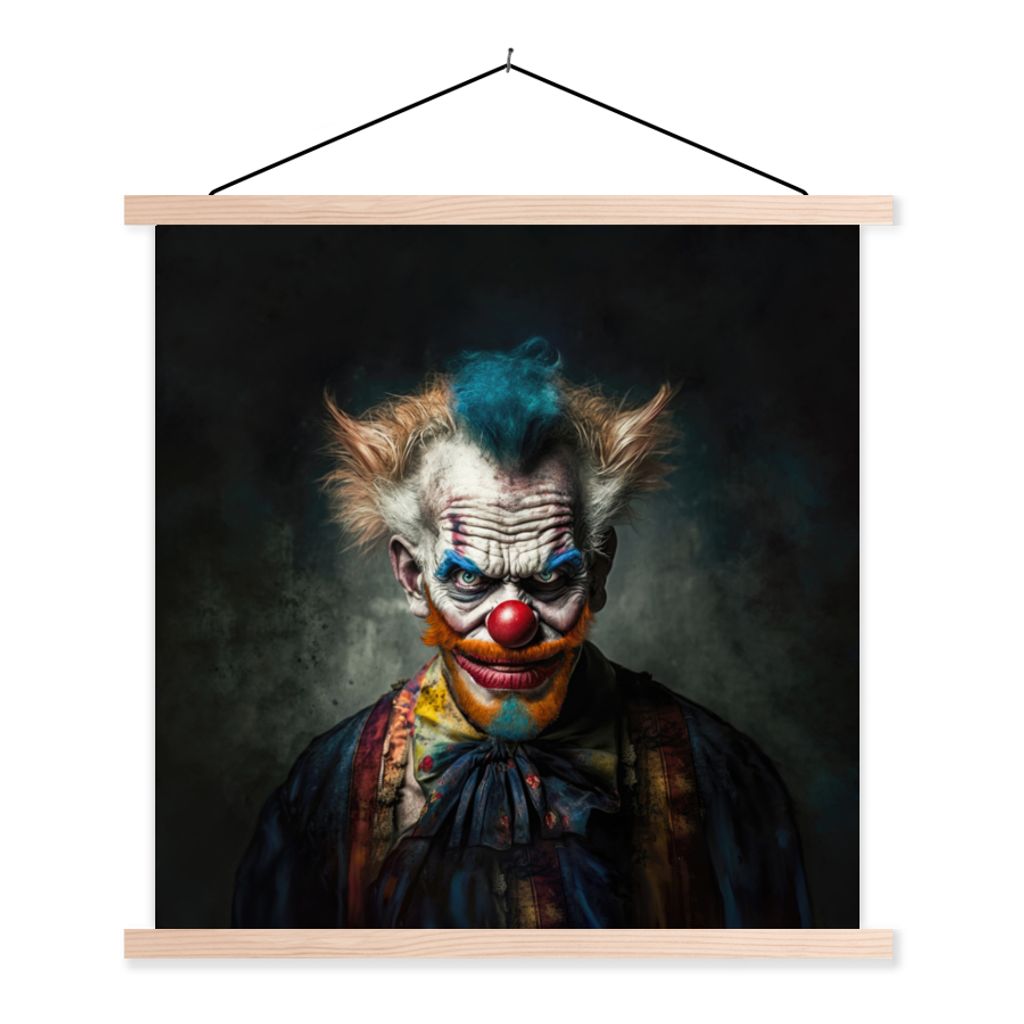 MuchoWow® Textilposter Clown - Porträt - Make-up - Produktbild 