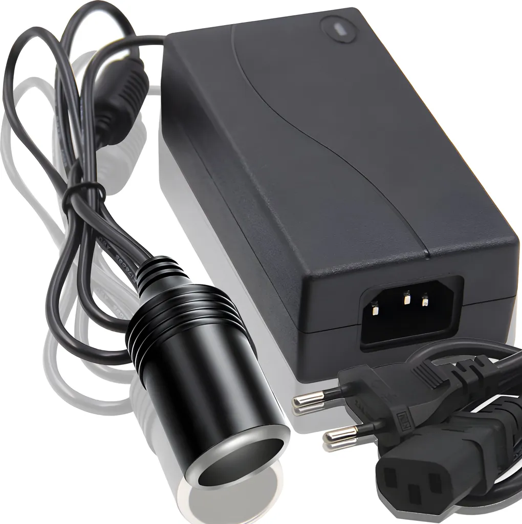 Adaptateur Secteur Retoo 230V vers 12V 80W avec Prise Allume-Cigare