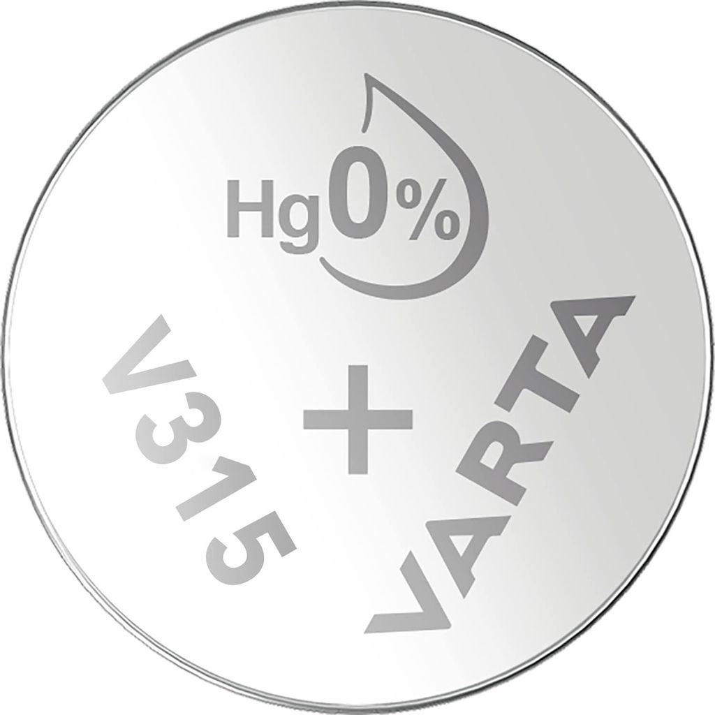 Varta V315, ossido di silicio (S), 1,55 V, 20 mAh, 7,9 mm, Immagine del prodotto 