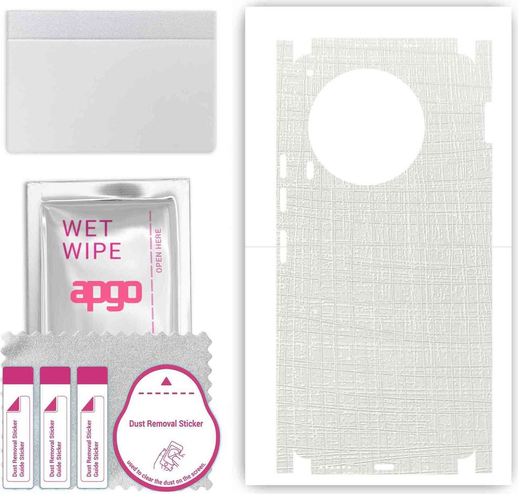 apgo Rückseite + Seiten Schutzfolie, Skin, kompatibel mit Tecno Camon 30 5G, Hinten Displayschutzfolie aus Vinylfolie, kratzfest, einfache Montage...