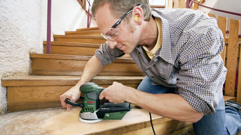 Bosch PEX 400 AE Exzenterschleifer Set im Koffer Produktbild 30